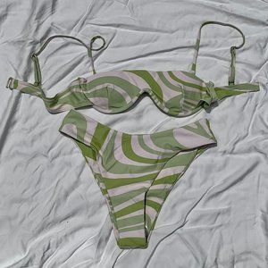 NWT Aurelle “Taryn” Swimsuit Set - Small